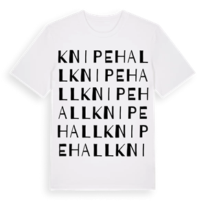 Knipehall ordlek t-shirt – ekologisk bomull t-shirt från Pinshirt