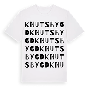 Knutsbygd ordlek t-shirt – ekologisk bomull t-shirt från Pinshirt