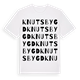 Knutsbygd ordlek t-shirt