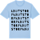Blue Soul t-shirt med Knutstorp ordlek t-shirt
