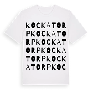 Kockatorp ordlek t-shirt – ekologisk bomull t-shirt från Pinshirt