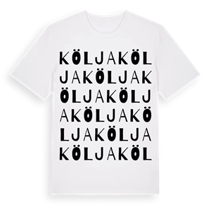 Kölja ordlek t-shirt – ekologisk bomull t-shirt från Pinshirt