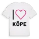 Jag älskar Köpe t-shirt stort tryck