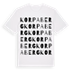 Korpaberg ordlek t-shirt