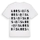 Korsanäs ordlek t-shirt