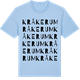 Blue Soul t-shirt med Kråkerum ordlek t-shirt