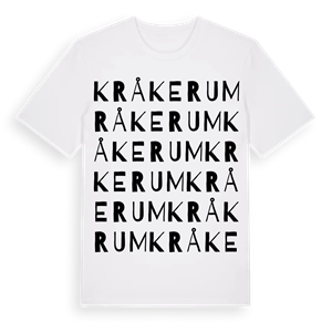 Kråkerum ordlek t-shirt – ekologisk bomull t-shirt från Pinshirt