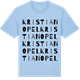 Blue Soul t-shirt med Kristianopel ordlek t-shirt
