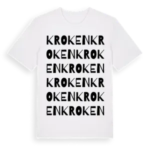 Kroken ordlek t-shirt – ekologisk bomull t-shirt från Pinshirt