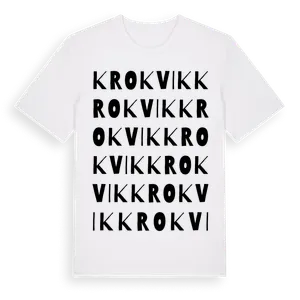 Krokvik ordlek t-shirt – ekologisk bomull t-shirt från Pinshirt