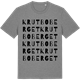 Mid Heather Gray t-shirt med Krutboberget ordlek t-shirt
