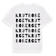 Krutboberget ordlek t-shirt