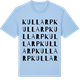 Blue Soul t-shirt med Kullarp ordlek t-shirt