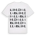 Kumlehallar ordlek t-shirt