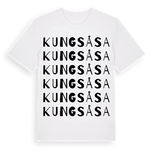 Kungsåsa ordlek t-shirt – ekologisk bomull t-shirt från Pinshirt