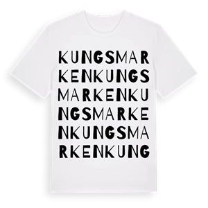 Kungsmarken ordlek t-shirt – ekologisk bomull t-shirt från Pinshirt