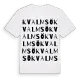 Kvalmsö ordlek t-shirt