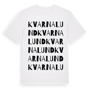 Kvarnalund ordlek t-shirt – ekologisk bomull t-shirt från Pinshirt