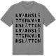 Mid Heather Gray t-shirt med Kvarnslätten ordlek t-shirt