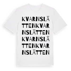 Kvarnslätten ordlek t-shirt – ekologisk bomull t-shirt från Pinshirt