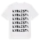 White t-shirt med Kyrkesta ordlek t-shirt