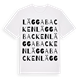 Läggabacken ordlek t-shirt