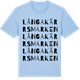 Blue Soul t-shirt med Långakärrsmarken ordlek t-shirt