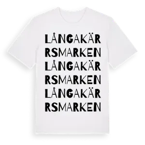 Långakärrsmarken ordlek t-shirt – ekologisk bomull t-shirt från Pinshirt