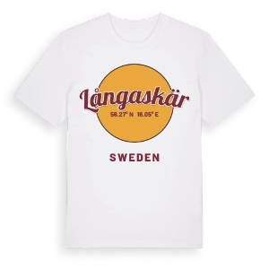 Långaskär cirkel t-shirt – ekologisk bomull t-shirt från Pinshirt