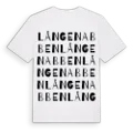 Långenabben ordlek t-shirt