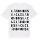 Långmonsbacke ordlek t-shirt