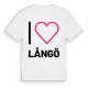 Jag älskar Långö t-shirt stort tryck