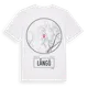 White t-shirt med Långö t-shirt