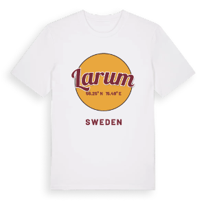 Larum cirkel t-shirt – ekologisk bomull t-shirt från Pinshirt