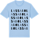Blue Soul t-shirt med Lassabo ordlek t-shirt
