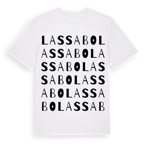 Lassabo ordlek t-shirt – ekologisk bomull t-shirt från Pinshirt
