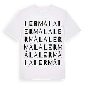 Lermåla ordlek t-shirt – ekologisk bomull t-shirt från Pinshirt