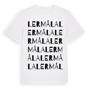 Lermåla ordlek t-shirt – ekologisk bomull t-shirt från Pinshirt