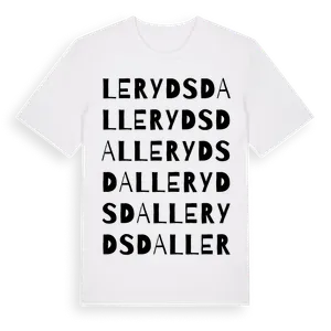 Lerydsdal ordlek t-shirt – ekologisk bomull t-shirt från Pinshirt