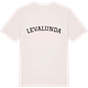 Vintage White t-shirt med Levalunda böjd t-shirt