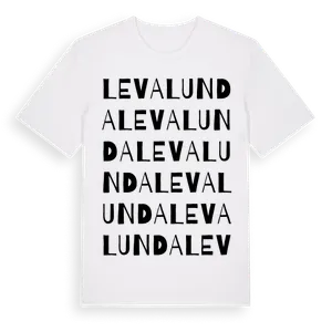 Levalunda ordlek t-shirt – ekologisk bomull t-shirt från Pinshirt