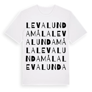 Levalundamåla ordlek t-shirt – ekologisk bomull t-shirt från Pinshirt