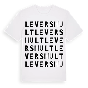 Levershult ordlek t-shirt – ekologisk bomull t-shirt från Pinshirt