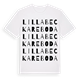 Lilla Beckareboda ordlek t-shirt