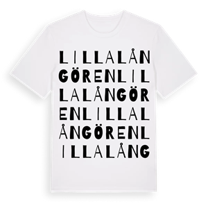 Lilla Långören ordlek t-shirt – ekologisk bomull t-shirt från Pinshirt