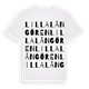 Lilla Långören ordlek t-shirt