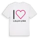 Jag älskar Lilla Lisa t-shirt stort tryck