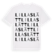Lillaslätt ordlek t-shirt