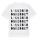 Lillegårdsberget ordlek t-shirt
