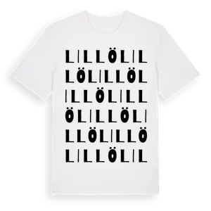 Lillö ordlek t-shirt – ekologisk bomull t-shirt från Pinshirt